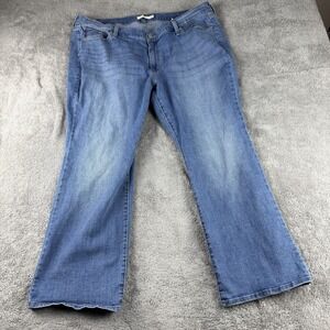 Levis 415 Classic Boot Cut‎ Jeans Womens 24W Blue High Rise